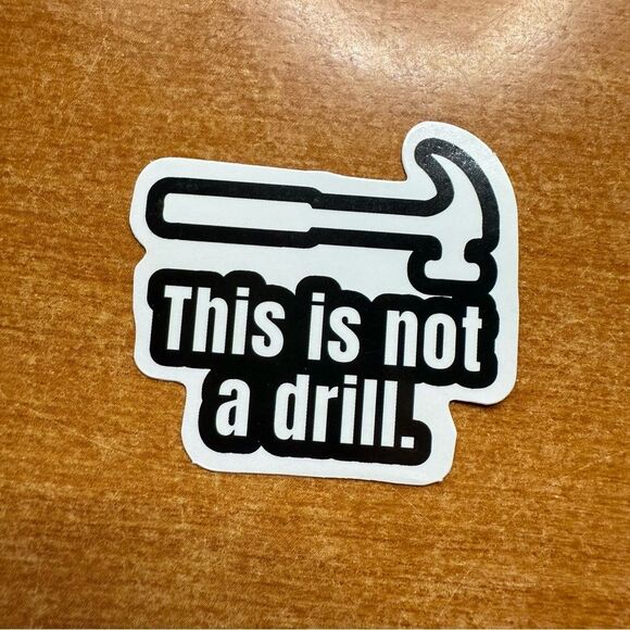 Funny Hammer Sticker - Picture 1 of 1